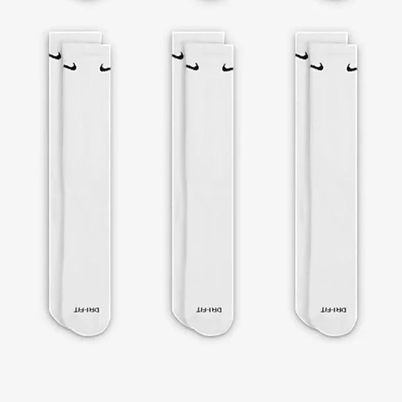 Nike 
Training Crew Socks (3 Pairs)
Nike Everyday Cushioned - Picture 2 of 12